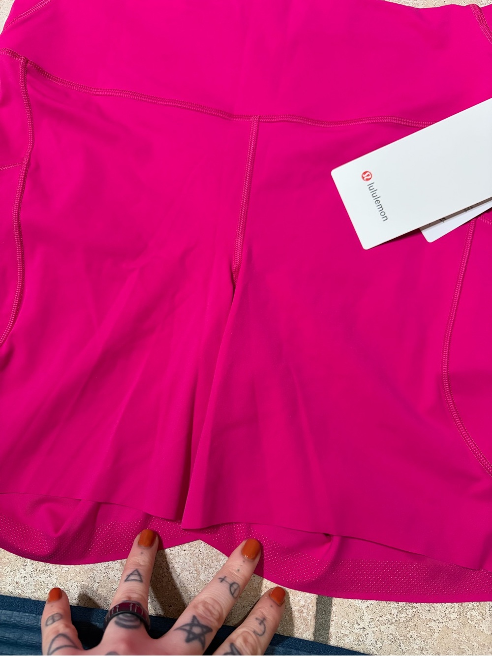 NWT Lululemon Fast and Free High-Rise Short 6" *Pockets (Pink Flare) Size 12 - Picture 3 of 9